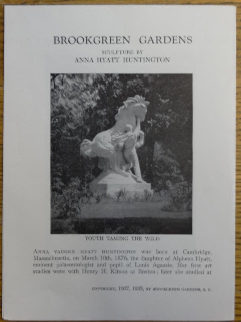 Item #154295 Brookgreen Gardens: Sculpture by Anna Hyatt Huntington