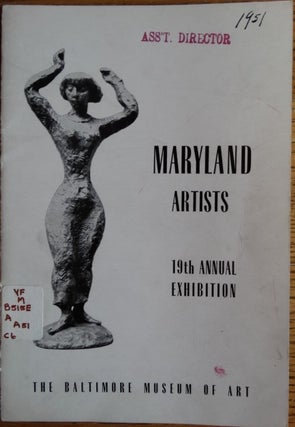 Annual Exhibition of Maryland Artists (15th, 16th, 17th, 19th, 20th)