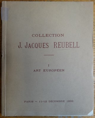 Item #154440 Collection J. Jacques Reubell I: Art Europeen. Henri Baudoin, Etienne Ader