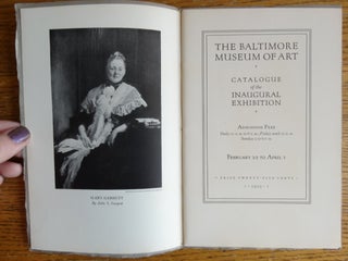 The Baltimore Museum of Art Catalogue of the Inagural Exhibition
