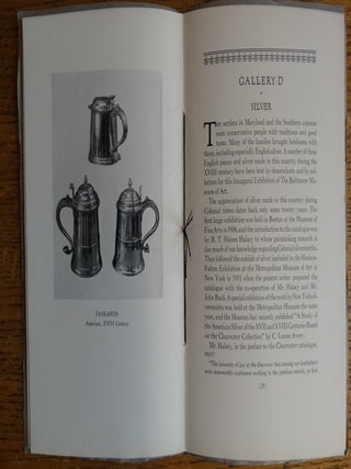 The Baltimore Museum of Art Catalogue of the Inagural Exhibition