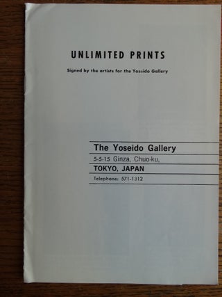 Catalogue No. 9, The Yoseido Gallery