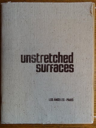 Item #154977 Unstretched Surfaces, Los Angeles-Paris. Jean-Luc Bordeaux