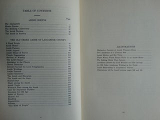 The Old Order Amish of Lancaster County (Volume 60, Publications of the Pennsylvania German Society)