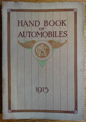 Item #155083 Hand Book of Automobiles