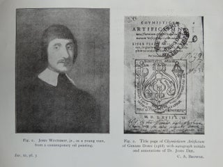 Scientific notes from the books and letters of John Winthrop, jr.(1606-1676), First Governor of Connecticut