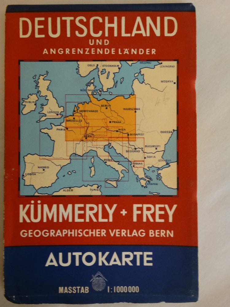 Item #155210 Deutschland und Angranzende Lander: Autokarte / Allemagne et Pays Limitrophes: Carte Automobile