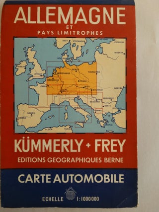 Deutschland und Angranzende Lander: Autokarte / Allemagne et Pays Limitrophes: Carte Automobile