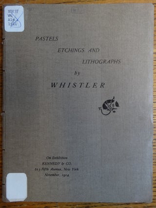 Item #155295 Pastels, Etchings and Lithographs by Whistler