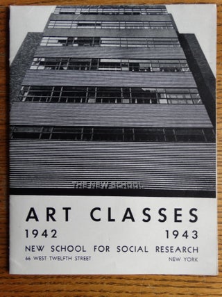 Item #155336 Art Classes 1942 - 1943, New School for Social Research