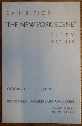 Item #155394 Exhibition "New York Scene" Fifty Artists