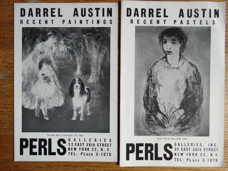 Item #155402 Darrel Austin: Recent Paintings and Recent Pastels (2 Catalogues)