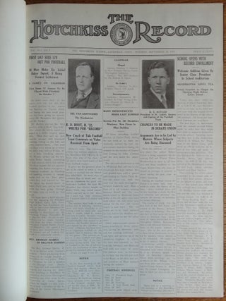 The Hotchkiss Record, Vol. 38 (September, 1933 June 1934)