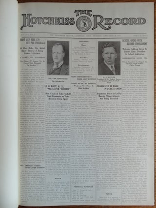 The Hotchkiss Record, Vol. 38 (September, 1933 June 1934)