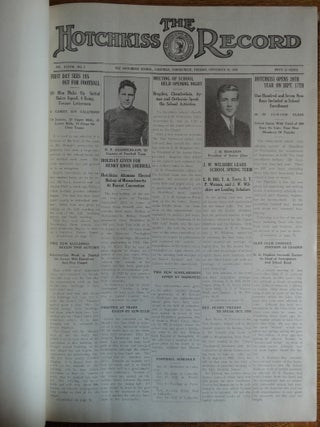The Hotchkiss Record, Vol. 41 (September, 1933 June 1934)