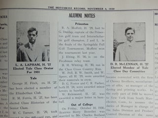 The Hotchkiss Record, Vol. 41 (September, 1933 June 1934)