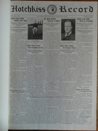 The Hotchkiss Record, Vol. 42 (September, 1934 June 1935)