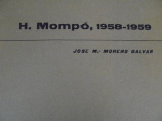 H. Mompo, 1958-1959