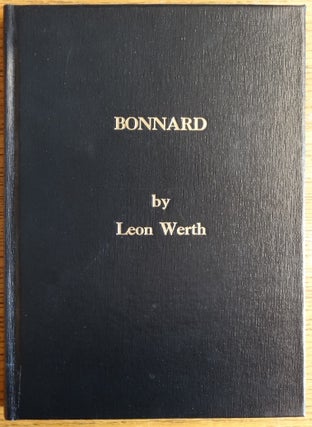 Item #155531 Bonnard. Leon Werth