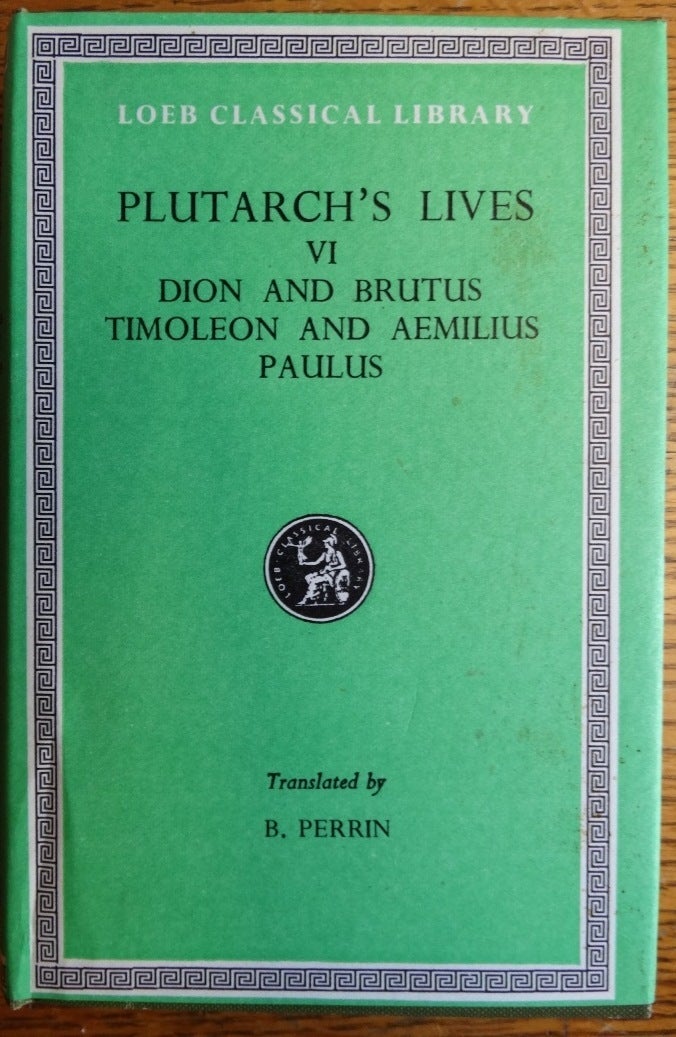 Plutarch's Lives Loeb Classical Library 11 volume set | Bernadotte