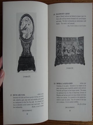 Chinese Porcelains, Carved Jades, Fine Lamps & Objects of Art, Sold by Order of A.J. Arghis, New York City (Sale 2342)