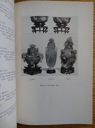 Furniture and Decorations: Tapestries of Flemish, Aubusson, and other weaves, Oriental rugs, paintings and engravings, linens, laces, brocades, velvets, silver and Sheffield plate, also an entire session of Chinese porcelains, pottery, minerals, including a very important Imperial Ch'ien-Lung carved white jade vase, antique Chinese rugs, furniture. Sold by Order of Various owners including Armand Tokatyan, New York City (Sale Number 3981)