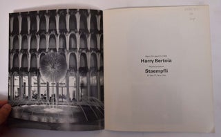 Harry Bertoia: Recent Sculpture
