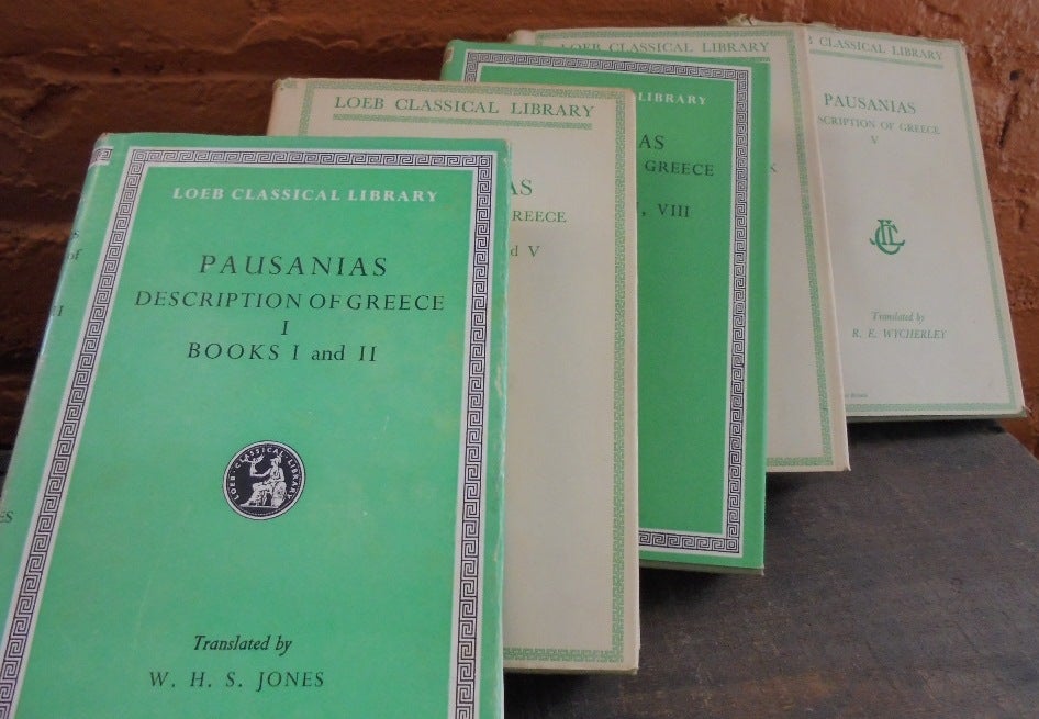 Pausanias Description of Greece I-V 5 volumes Loeb Classical