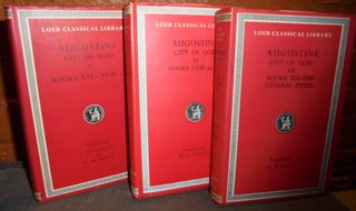 Saint Augustine: The City of God Against the Pagans V-VII (last three volumes) (Loeb Classical Library)