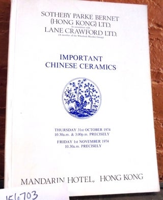 Item #156703 Catalogue of Important Chinese Ceramics: Early Ceramics ... Ming Blue and White...