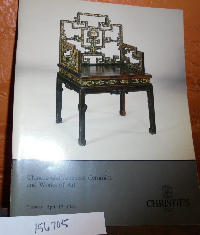 Item #156705 Chinese and Japanese Ceramics and Works of Art, Including Furniture and Furnishings, and Export Porcelain. Christie's East.