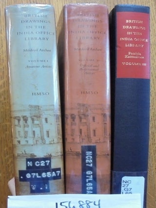 Item #156884 British Drawings in the India Office Library (3 volumes). Mildred Archer, Patricia...