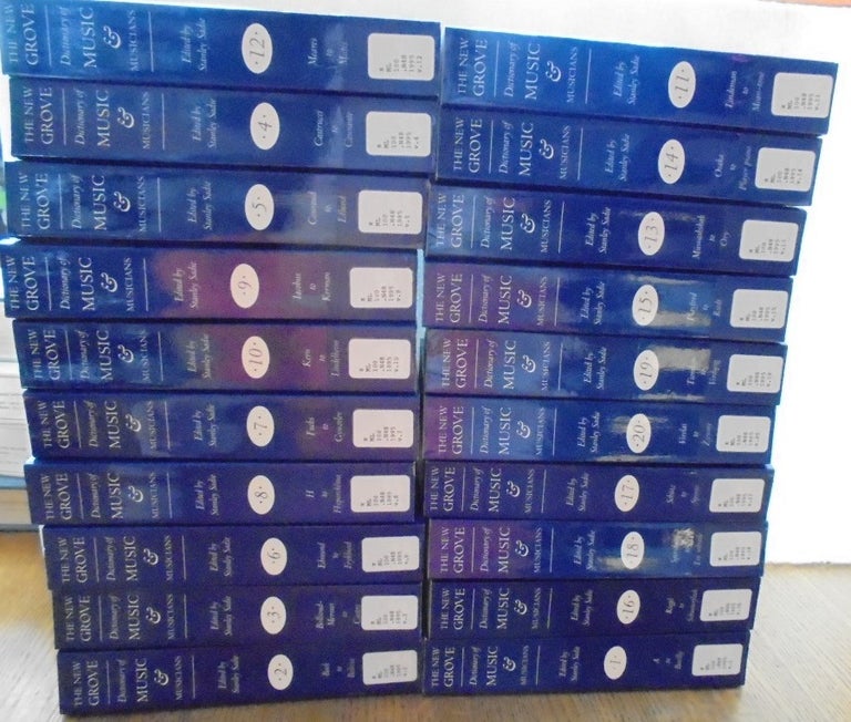 Item #156904 The New Grove Dictionary of Music & Musicians (Complete 20 Volumes). Stanley Sadie.