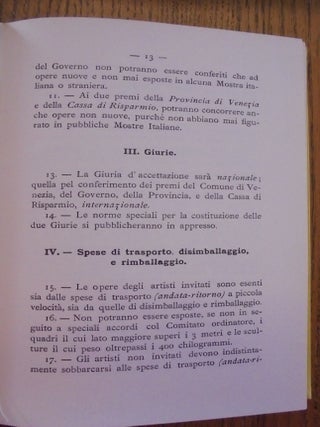 Catalog of the Venice Biennale: Esposizione Internazionale d'Arte della Citta di Venezia (1895-1920)