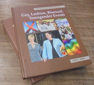 Item #156972 Gay, Lesbian, Bisexual, Transgender Events, 1848-2006 (2 volumes) (Great Events from...
