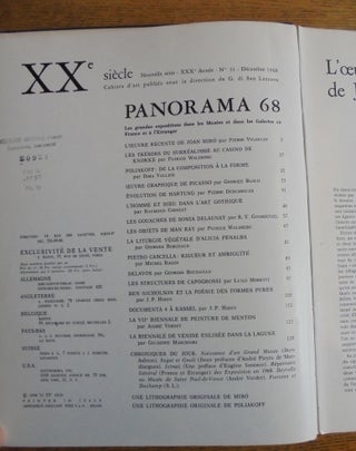 XXe Siecle, Panorama 68, n. 31