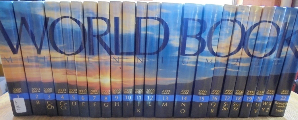 The World Book Encyclopedia 22-volume set | Millennium edition