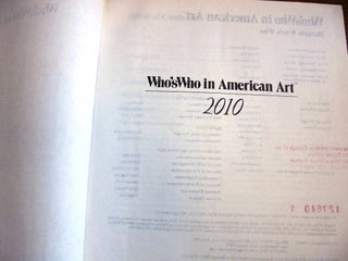 Who's Who in American Art, 2010, 30th Edition