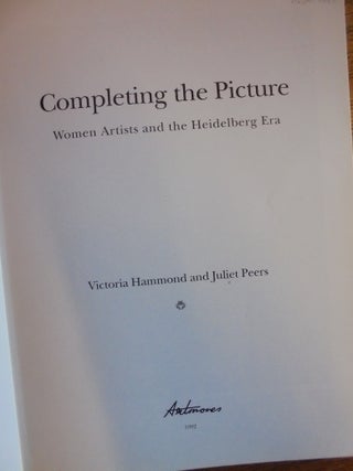 Completing the Picture: Women Artists and the Heidelberg Era