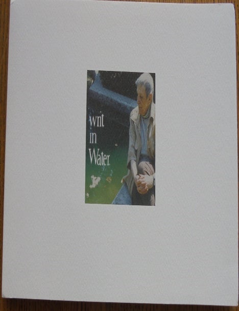 Item #157251 Mirella Bentivoglio: Writ in Water. Mirella Bentivoglio.