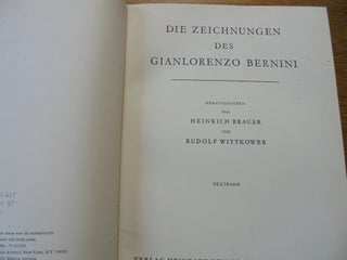 Bernini's Drawings = Die Zeichnungen des Gianlorenzo Bernini (2-volume set)