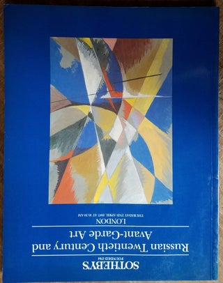 Item #157541 RUSSIAN TWENTIETH CENTURY AND AVANT-GARDE ART. INCLUDING THE PROPERTY OF THE CABINET...