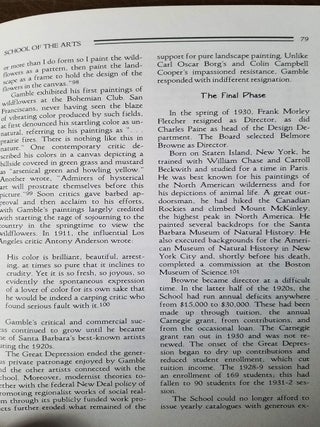 The Santa Barbara School of the Arts, 1920-1938: A Special Issue of Noticias: Quarterly Bulletin of the Santa Barbara Historical Society, Vol. XL, Nos. 3, 4 (Autumn & Winter 1994)
