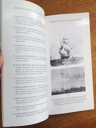 Public Auction, Rare Whaling and Marine Items Including Journal Log Books, Scrimshaw, Ship Models, Fine Paintings, Rare Books, Whaling Gear, nantucket Baskets, Ships' Gear, Navigational Instruments, Etc. From a Number of Private Collections and Estates