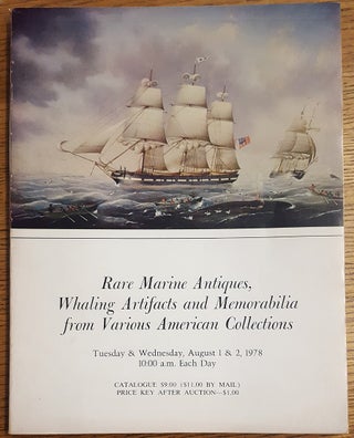 Item #157634 Rare marine antiques, whaling artifacts and memorabilia from various American...