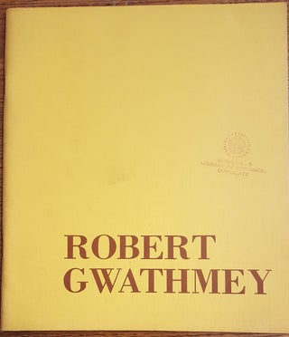 Item #157638 ROBERT GWATHMEY. John Canaday, Jonathan Ingersoll, Introduction