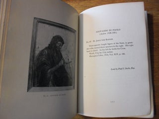 Catalogue of a Loan Exhibition of Italian Primitives in Aid of the American War Relief