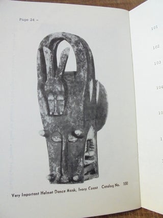 Important examples of primitive African sculptures