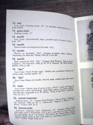 Altman Antiques: 3 catalogue of African art