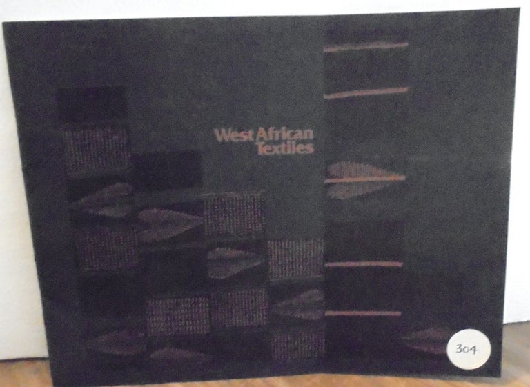 Item #157908 West African Textile. Charlotte Vestal Brown.
